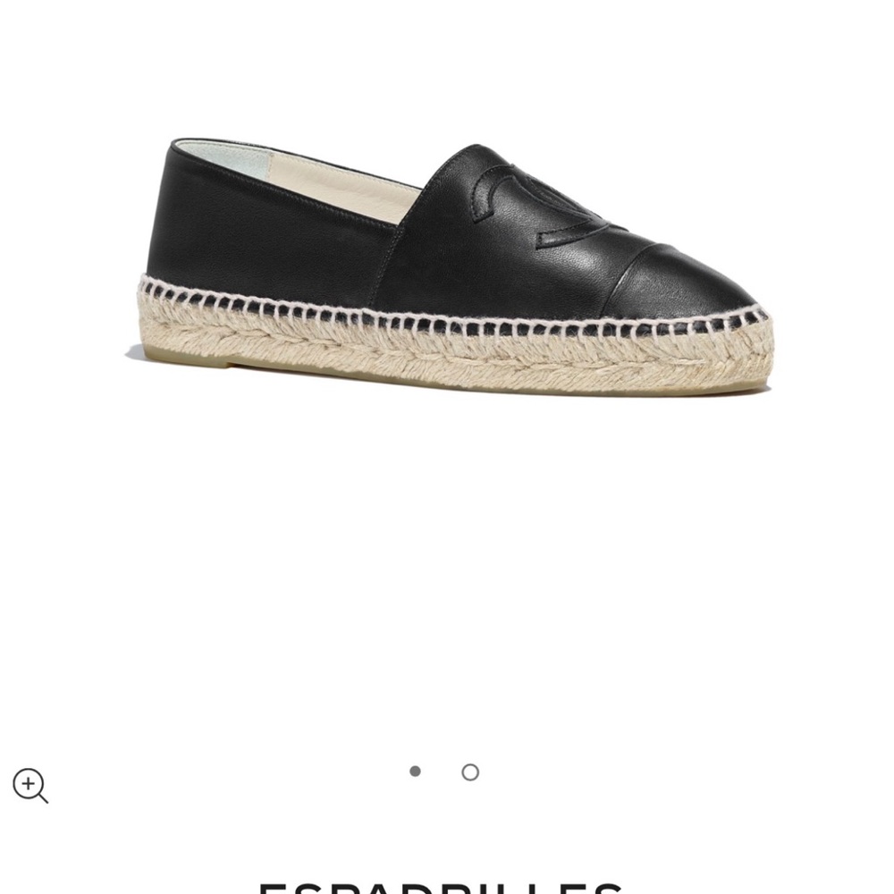 Chanel Leather Espadrilles